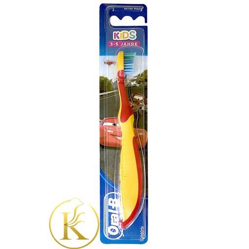 مسواک بچه گانه اورال بی مناسب برای سنین 3 تا 5 سال oral b kids